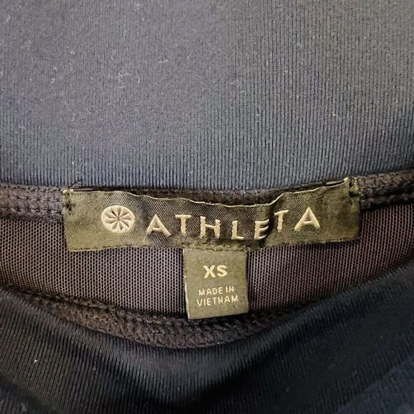 Athleta Modern Metro Navy Blue Stretchy Cropped Pants - Picture 7 of 9